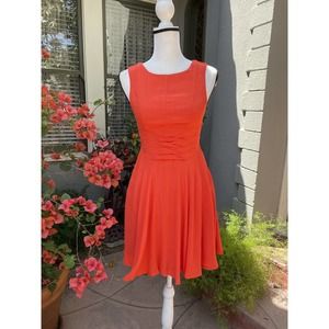 Minkpink Womens Dress Size XS Red Sleeveless Mini Fit & Flare